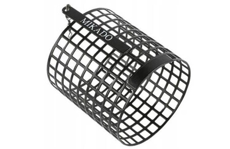 (R) KOSZYCZEK ZANĘTOWY OKRĄGŁY XL (50x57)  - CZARNY - op.1szt MIKADO AMKZ-05-01-B