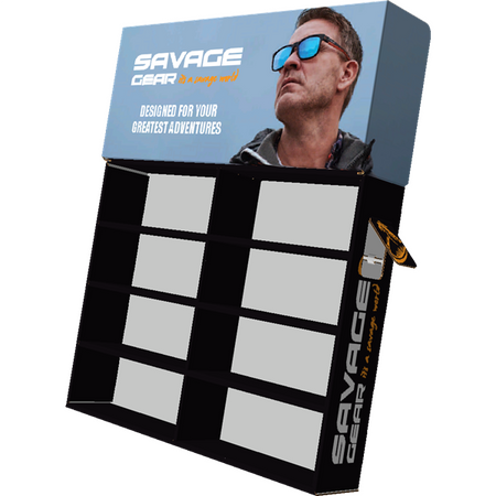 SG SUNGLASSES CARDBOARD DISPLAY W320XH360MM Savage Gear (74547)