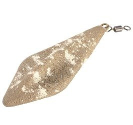 CIĘŻAREK Z KRĘTLIKIEM "TRILOBIT" (PIASKOWY) - 110 g - op.10szt MIKADO OMK-30S-110