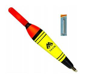 SPŁAWIK ŚWIECĄCY NA BATERIE PRZELOTOWY LED 3.0 + 2g - op.1szt MIKADO SMP-LED-07-3.0+2