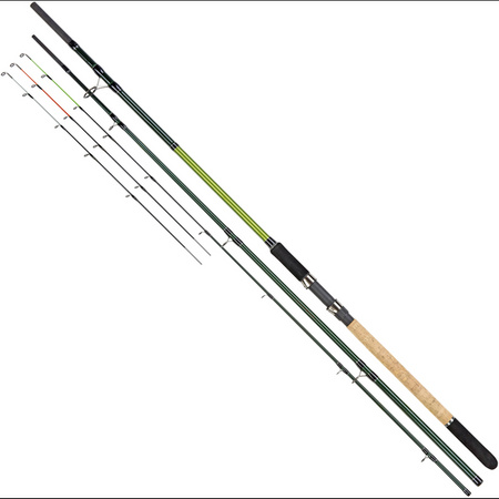 SPIRADO FEEDER BIG EYE 390/210 WĘDKA NA RZĘKĘ Z DUŻYMI PRZELOTKAMI KONGER 135043390