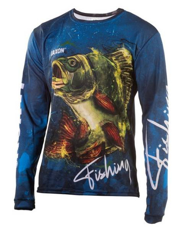 KOSZULKA DŁUGI RĘKAW NIEBIESKA OKOŃ XXL JAXON UR-KC006XXL