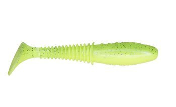 Ripper  Invader PRO 3"/7,5cm 4szt./bag SUPER YELLOW/CHARTR. black/blue glitter BOX    DRAGON CHE-IV30D-41-690