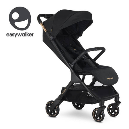 Easywalker Jackey Special Edition Kompaktowy, samoskładający się wózek spacerowy z torbą transportową Gold