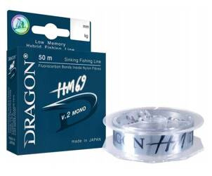 Żyłka  HM69 Pro v.2 MONO 50 m 0.120 mm/2.13 kg jasnoniebieska    DRAGON PDF-30-01-212