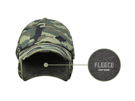 Zimowa czapka z daszkiem LED OutLINE Camo UNI Delphin (101005688)