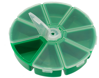 PUDEŁKO 8-KOMOROWE 12X12X3CM 5X1SZT JAXON RR-AA001