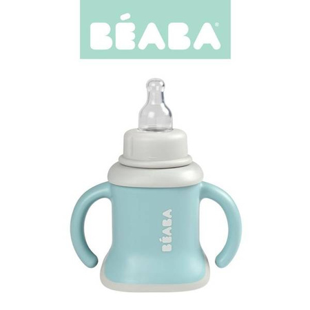 Beaba Kubeczek ewolucyjny treningowy 3 w 1 airy green