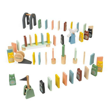 Drewniane domino Sweet Cocoon 100 elementów, Janod