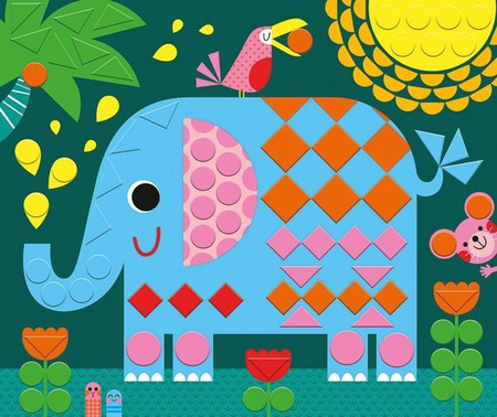 Zestaw kreatywny Mozaika Zwierzęta 3+, Janod