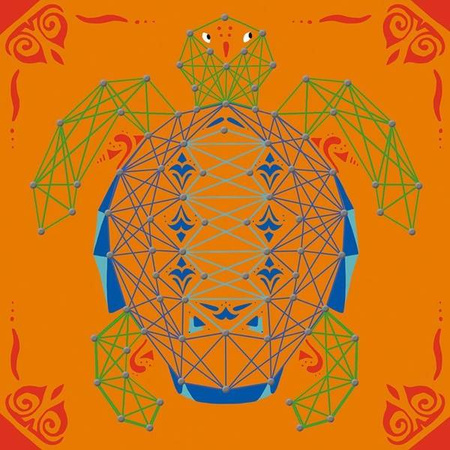 Zestaw kreatywny Przeplatanka 3D String art Zwierzęta 8+, Janod