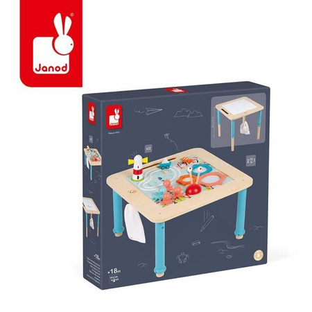 Drewniany progresywny stolik aktywizujący 18 m+, Janod