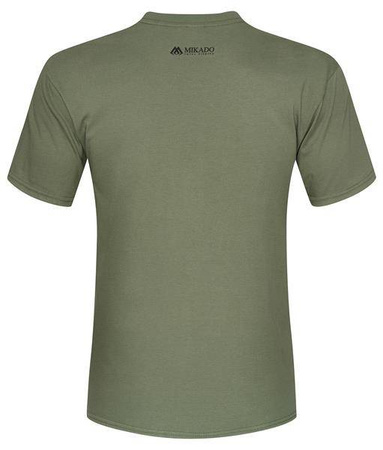 T-SHIRT MIKADO ZIELONY (MAŁE LOGO) - rozm. S UMH-010-S