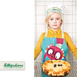 LILLIPUTIENS Fartuch i czapka kucharska Mały kucharz, Lemur George, 4+