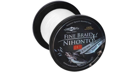 PLECIONKA - NIHONTO FINE BRAID - 0.18mm/14.40kg/3000m - BIAŁA - op.1szp. MIKADO Z27W-018-3000