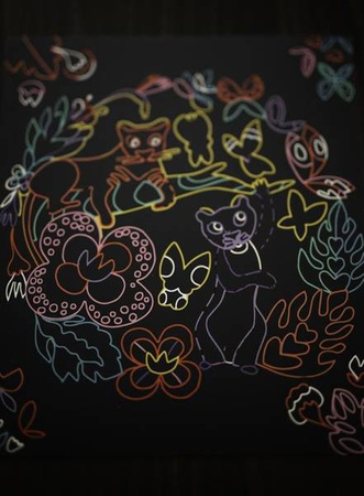 Zestaw kreatywny Do zdrapywania Zwierzęta świata 5+, Janod