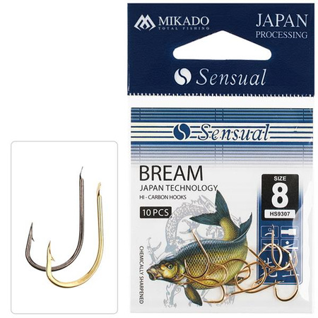HACZYK NA LESZCZA SENSUAL - BREAM Nr 12 BN - torebka 10szt. MIKADO HS9307-12B