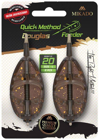 KOSZYCZEK METHOD FEEDER "DOUGLAS" Q.M.F. SYSTEM XL 80 g - op.2szt MIKADO AMFN-QMF-2XL-80