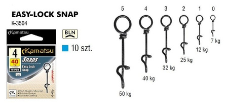 AGRAFKA EASY LOCK 5BLN 50KG OP.10SZT K-3504 KAMATSU 563504005