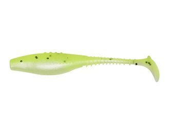 Ripper  Belly Fish PRO - GREEN KIWI 2.5"/6cm 5szt./bag PEARL/CHARTREUSE  black glitter    DRAGON CHE-BF25D-01-650