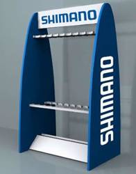 Stojak Drewniany Na Wędki Na 20szt Shimano (RODDISP01)
