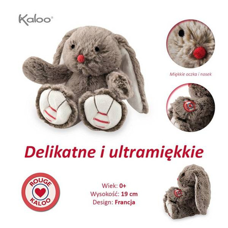 Kaloo Królik czekoladowy brąz 19 cm kolekcja Rouge