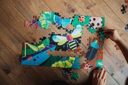 Mudpuppy Puzzle świecące w ciemności Insekty 100 elementów 5+