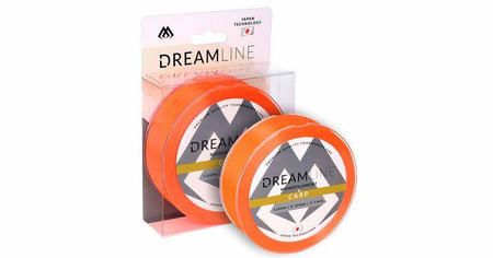 MIKADO ŻYŁKA KARPIOWA DREAM LINE CARP (FLUO ORANGE) - 0.33mm / 10.51kg / 1200m - 1 szp. ZDL100-1200-033
