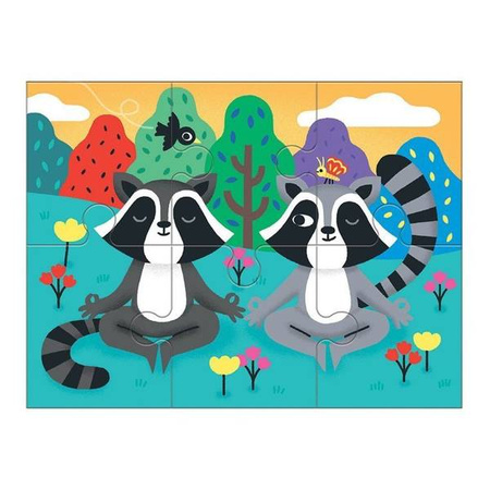 Mudpuppy Puzzle progresywne „Uważność” 4, 6, 9 i 12 elementów 2+