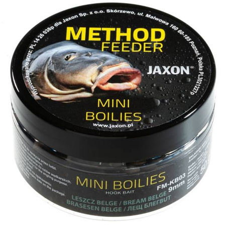 KULKI MINI JAXON METHOD FEEDER 9MM LESZCZ BELGE 50G JAXON FM-KB03