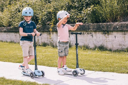 SCOOTANDRIDE Highwaykick 3 LED Hulajnoga składana ze świecącymi kółkami 3+ Steel