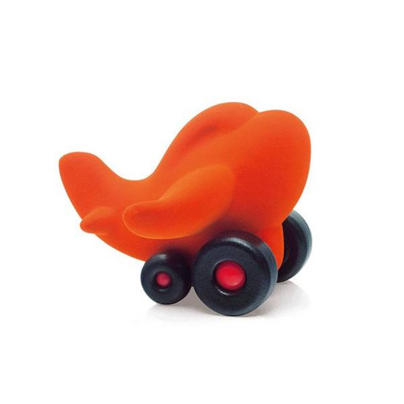 Rubbabu Samolot sensoryczny pomarańczowy duży