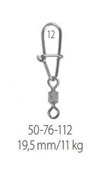 Agrafka z krętlikiem  Spinn Lock  rozmiar12 10 szt.    DRAGON PDF-50-76-112