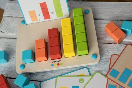 Drewniana układanka Nauka liczenia Essentiel, Janod