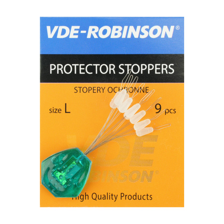 Stopery ochronne na krętlik VDE-Robinson, rozm. L, 9szt(opak.zb.10) VDR Team 68-SO-002