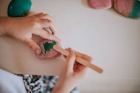 Zestaw kreatywny Kamienie do ozdabiania 6+, Janod