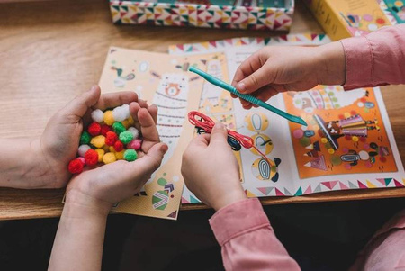 Zestaw artystyczny Pompony Lamy 4+, Janod