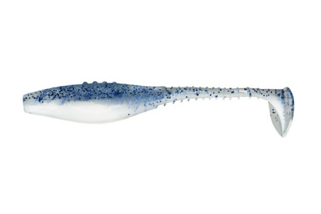 Ripper  Belly Fish PRO - BLUE PEPPER 2.5"/6cm 5szt./bag WHITE/CLEAR  blue glitter    DRAGON CHE-BF25D-10-960