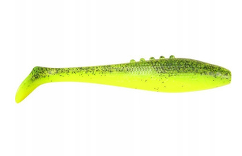 Ripper  Lunatic PRO 5"/12,5cm 2szt./bag SUPER YELLOW/CLEAR  black glitter    DRAGON CHE-LN50D-41-958