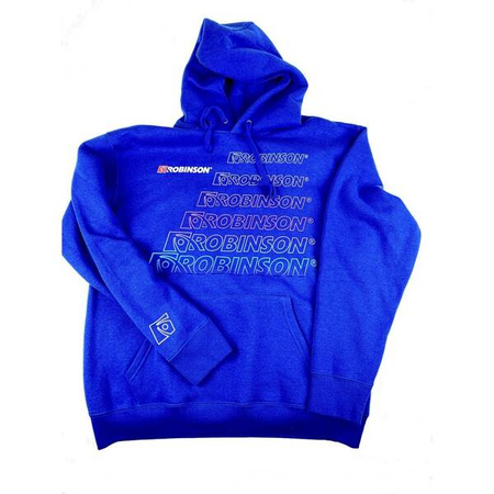 Bluza bawełniana z kapturem Robinson- blue, rozm. M Robinson 69-BL-05-M
