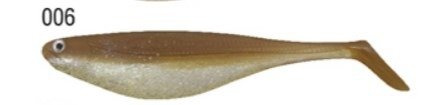 GUMA FLAT SHAD 12,5cm KOL. 06 SILVER SMOLT OP.4SZT KONGER 338021006