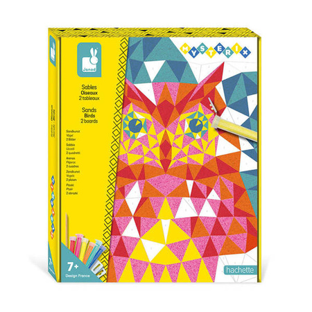 Zestaw kreatywny Piasek Ptaki Misterix 7+, Janod