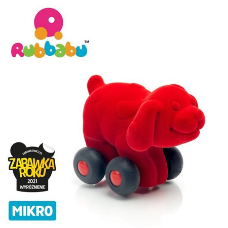 Rubbabu Zestaw 8 sensorycznych zwierzątek - pojazdów mikro (opakowanie zbiorcze 8 szt.)