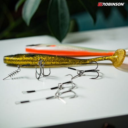 Dozbrojka stalowa pojedyncza kotwica z pinem 9cm/23kg 2szt Robinson 84-DP-009