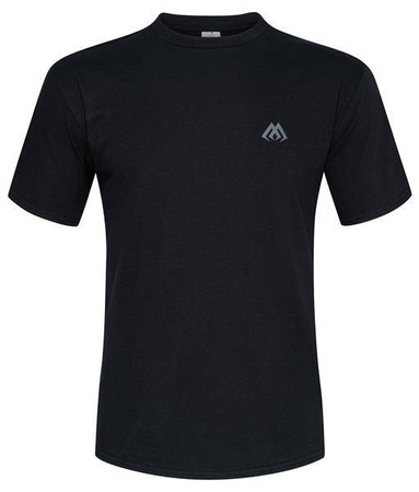T-SHIRT MIKADO CZARNY (MAŁE LOGO) - rozm. M UMH-011-M