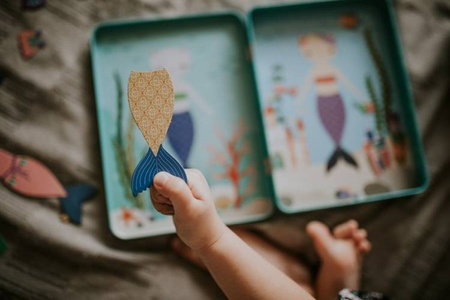 Mudpuppy Magnetyczne postacie Kotko-syrenka 4+