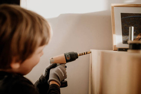 Drewniana wiertarko-wkrętarka Brico'kids, Janod