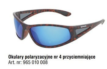 OKULARY POLARYZACYJNE NR.4 PRZYCIEMNIAJĄCE+SMYCZ KONGER 965010008