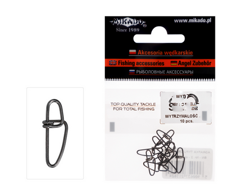 AGRAFKA TYPU CROSSLOCK - BN - Nr. 2 - op.10szt. MIKADO HX3071-2