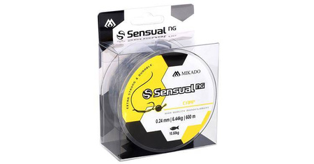 ŻYŁKA - SENSUAL N.G. CARP 0.35mm/23kg/600m - TRANSPARENTNA - op.1szp. MIKADO ZSN100-600-035